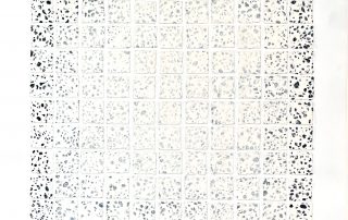 Code 15x11 VIII, Monotype Collage 2020, 50x40cm, Emmanuel Monzies