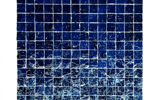 Code 19x14 I, Monotype Collage 2025, 70 x 50 cm, Emmanuel Monzies